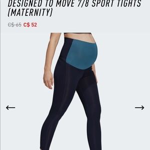 Adidas Move 7/8 Maternity Tights